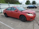 2011 Toyota Camry Base Red vin: 4T4BF3EK2BR116459