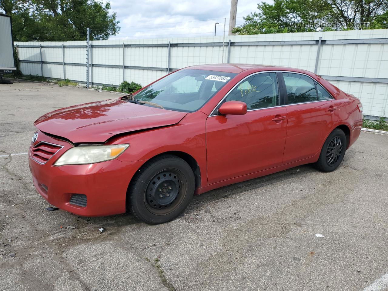 2011 Toyota Camry Base Red vin: 4T4BF3EK2BR116459