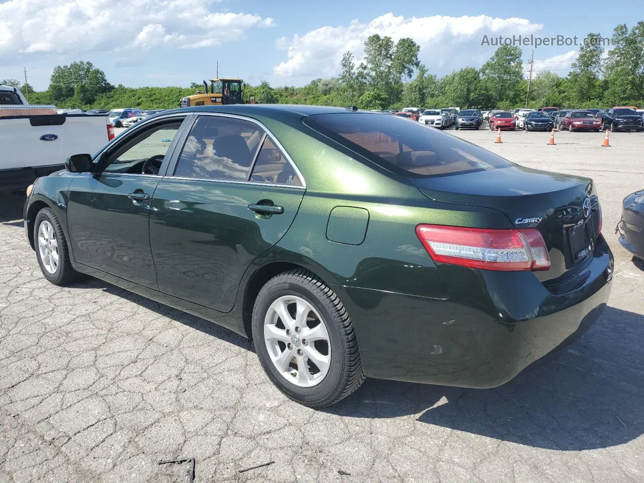 2011 Toyota Camry Base Green vin: 4T4BF3EK2BR136016