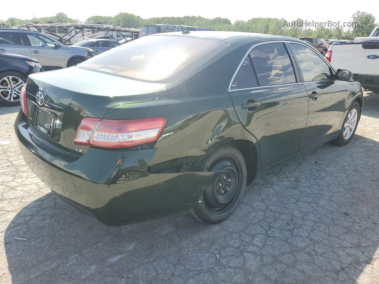 2011 Toyota Camry Base Green vin: 4T4BF3EK2BR136016