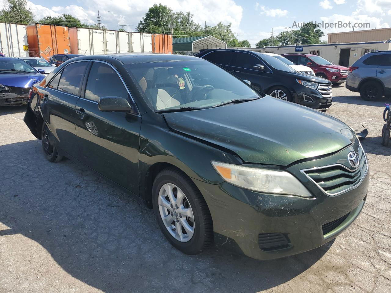 2011 Toyota Camry Base Green vin: 4T4BF3EK2BR136016