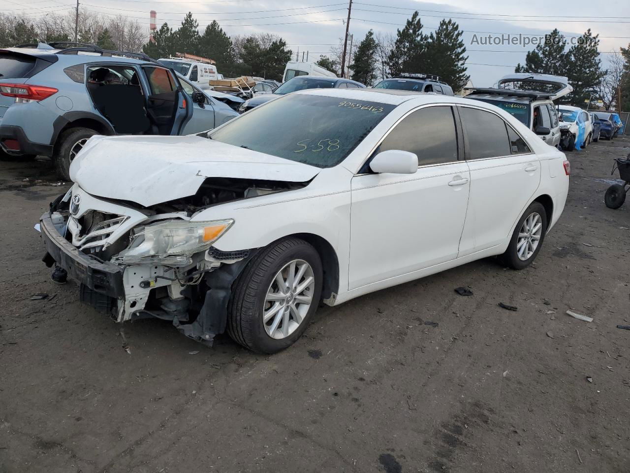 2011 Toyota Camry Base White vin: 4T4BF3EK2BR157433