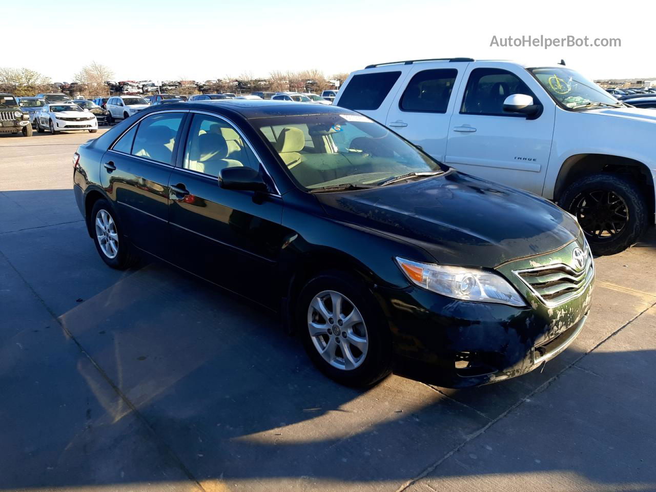 2011 Toyota Camry Base Green vin: 4T4BF3EK2BR159411