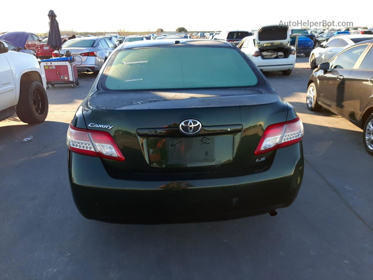 2011 Toyota Camry Base Green vin: 4T4BF3EK2BR159411