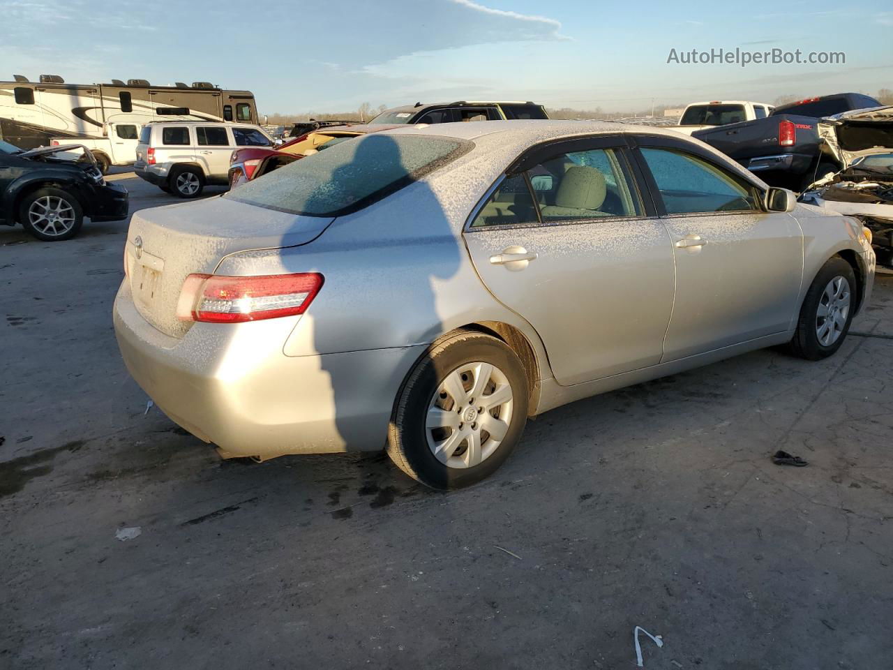 2011 Toyota Camry Base Silver vin: 4T4BF3EK2BR201933