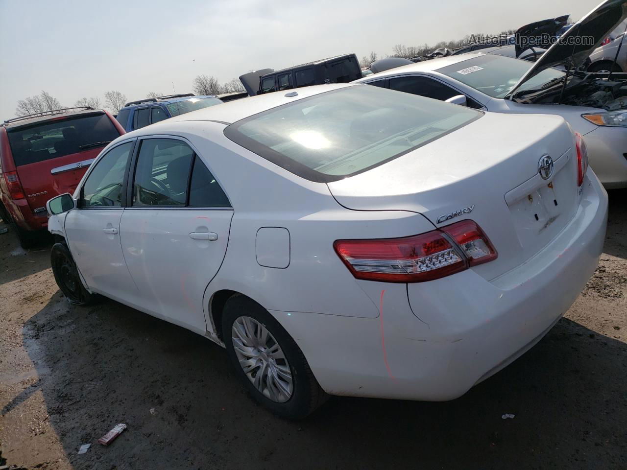 2011 Toyota Camry Base White vin: 4T4BF3EK2BR206517