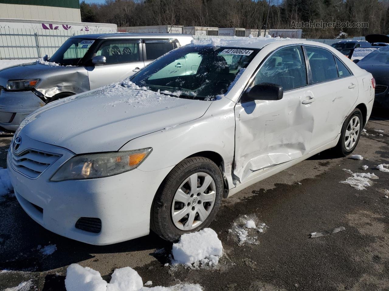 2011 Toyota Camry Base White vin: 4T4BF3EK3BR091328