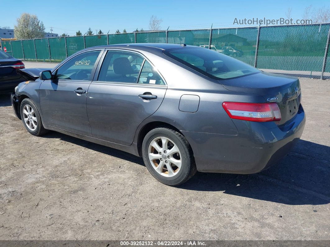 2011 Toyota Camry Le Gray vin: 4T4BF3EK3BR105101