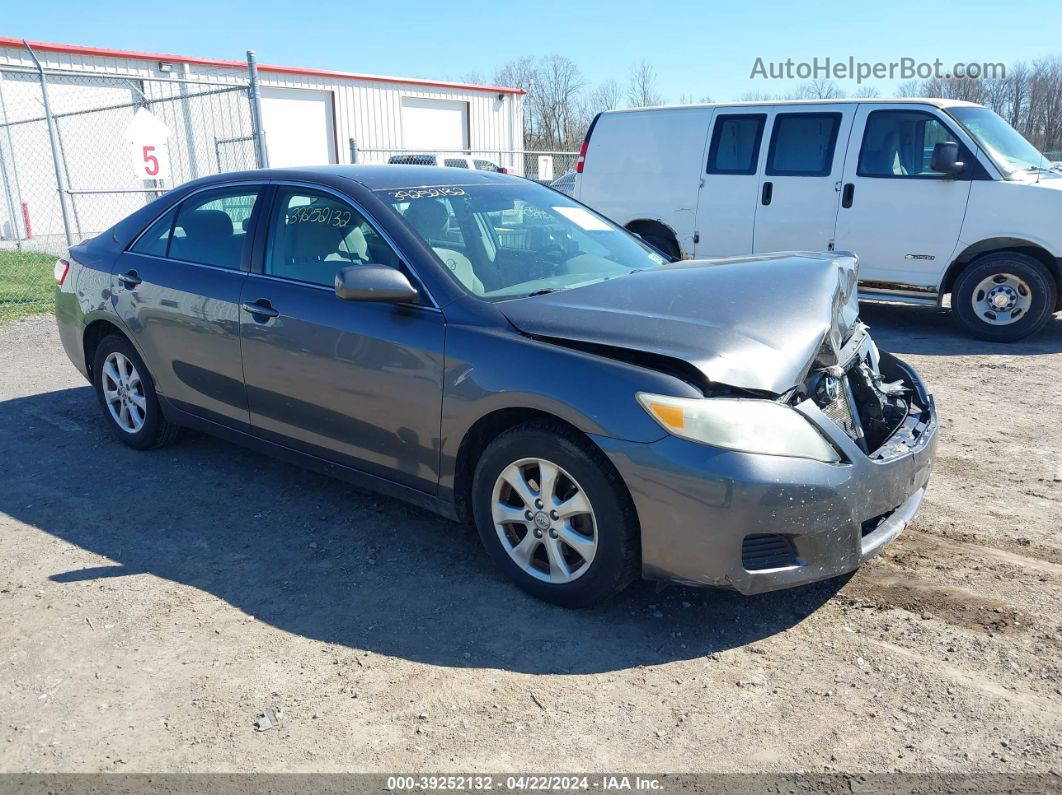 2011 Toyota Camry Le Gray vin: 4T4BF3EK3BR105101