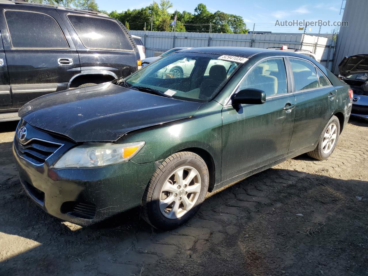 2011 Toyota Camry Base Black vin: 4T4BF3EK3BR107382