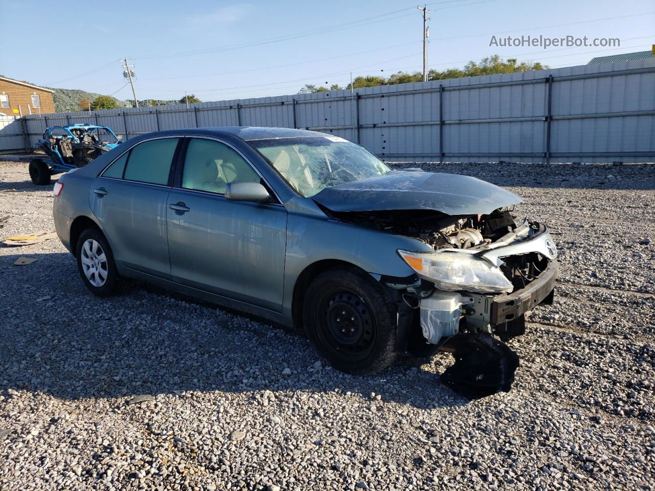 2011 Toyota Camry Base Зеленый vin: 4T4BF3EK3BR132993