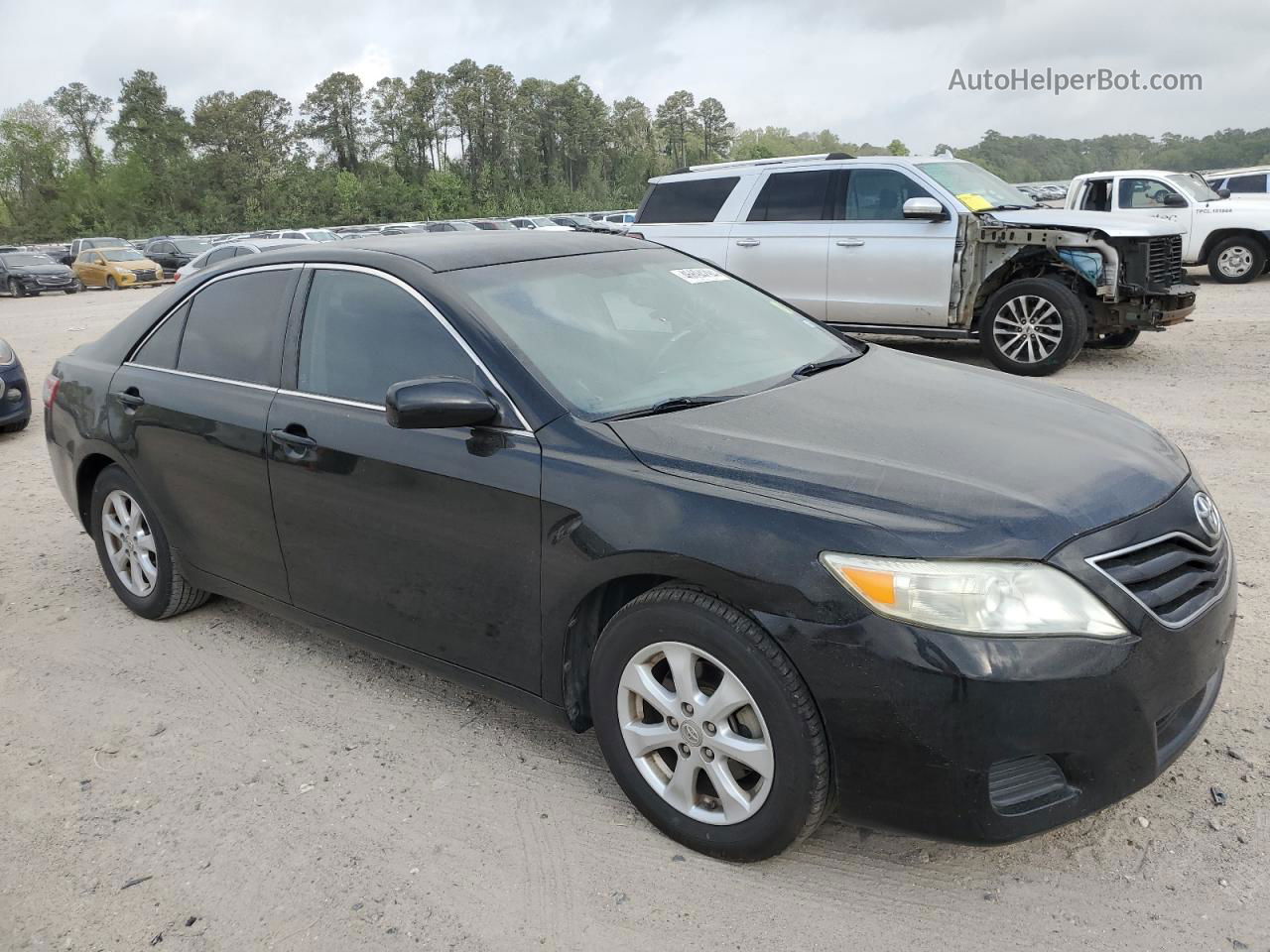 2011 Toyota Camry Base Black vin: 4T4BF3EK3BR174886