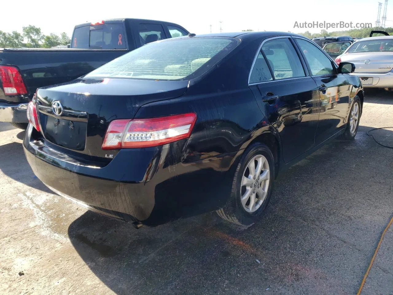 2011 Toyota Camry Base Black vin: 4T4BF3EK3BR180901