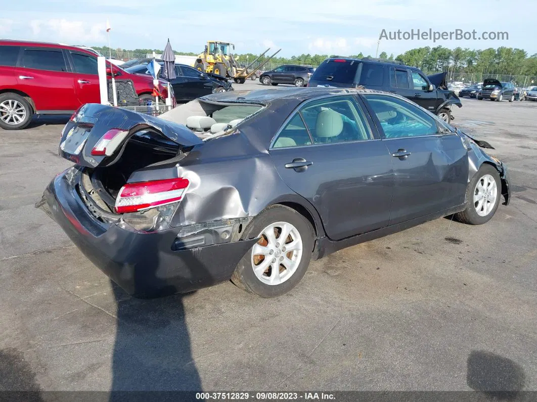 2011 Toyota Camry Le Gray vin: 4T4BF3EK3BR182213