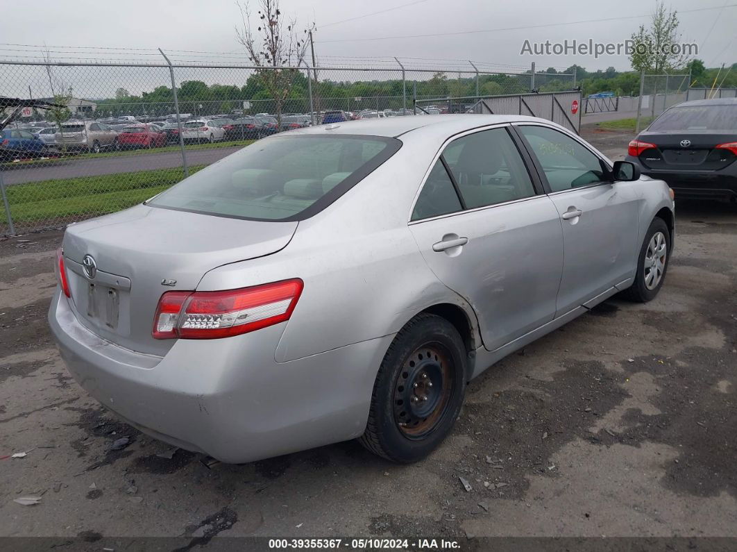 2011 Toyota Camry Le Silver vin: 4T4BF3EK3BR189176