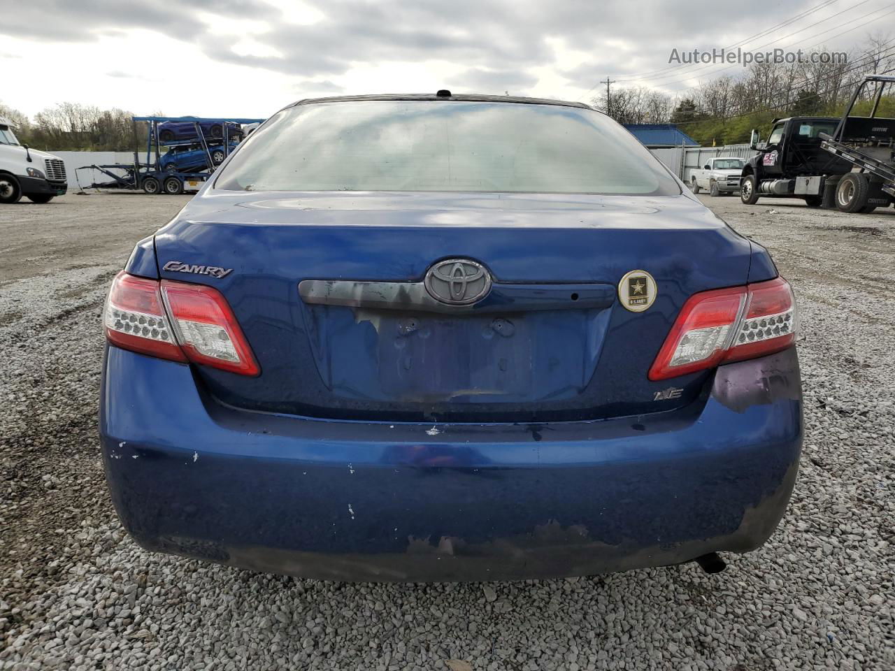 2011 Toyota Camry Base Blue vin: 4T4BF3EK4BR114423