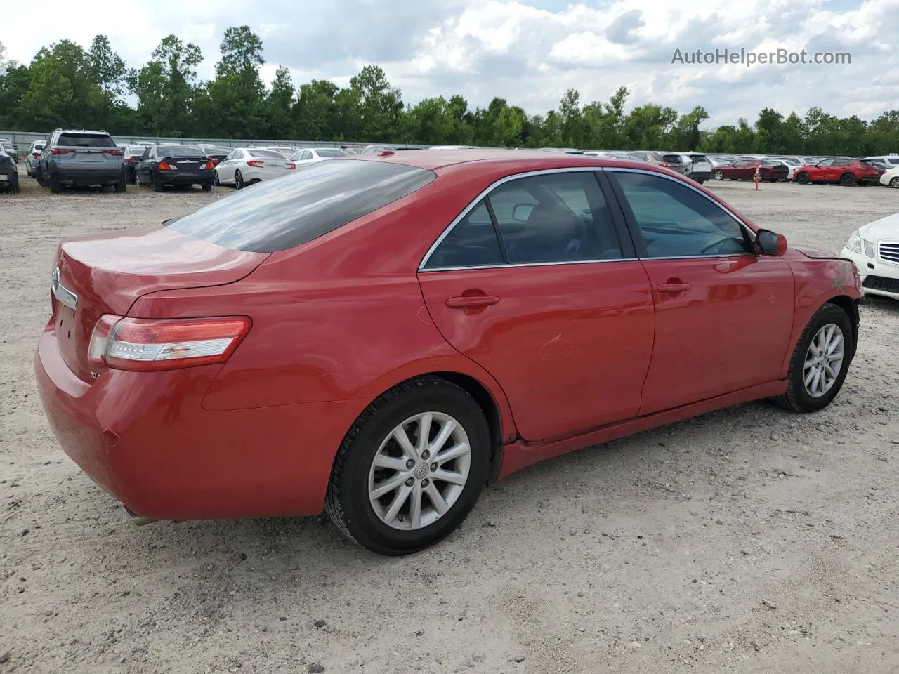 2011 Toyota Camry Base Red vin: 4T4BF3EK4BR148121