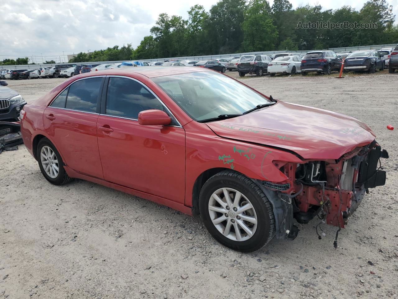 2011 Toyota Camry Base Red vin: 4T4BF3EK4BR148121