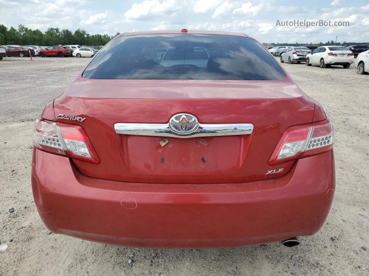 2011 Toyota Camry Base Red vin: 4T4BF3EK4BR148121