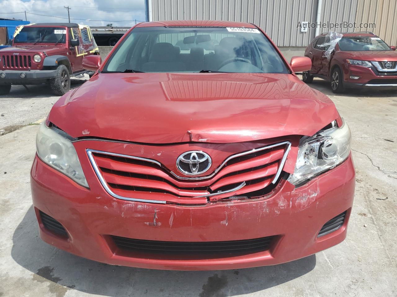 2011 Toyota Camry Base Red vin: 4T4BF3EK4BR190224