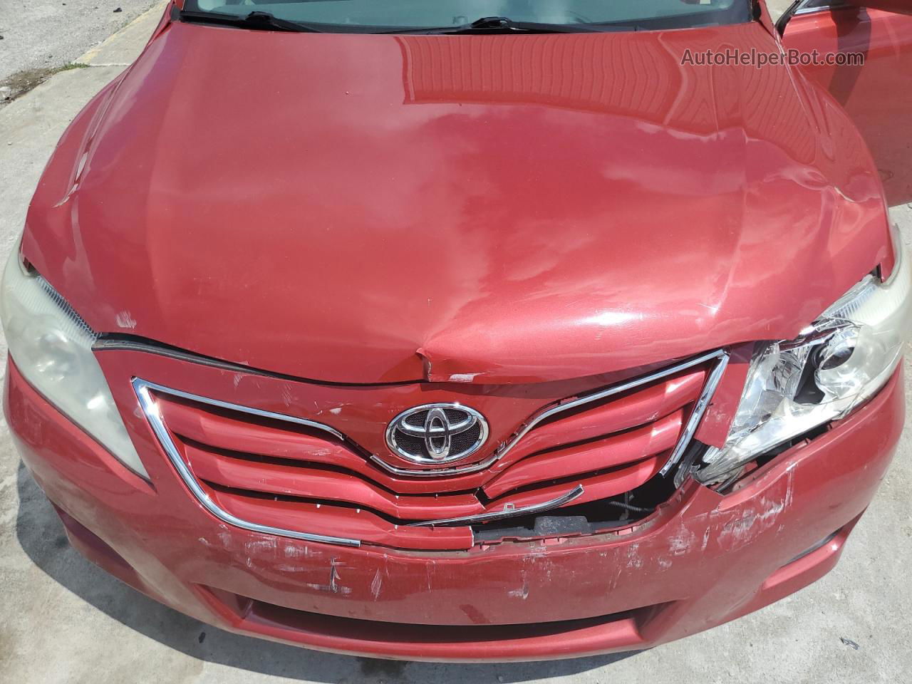 2011 Toyota Camry Base Red vin: 4T4BF3EK4BR190224