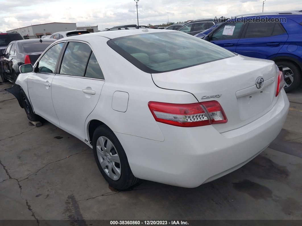 2011 Toyota Camry Le Белый vin: 4T4BF3EK4BR197514