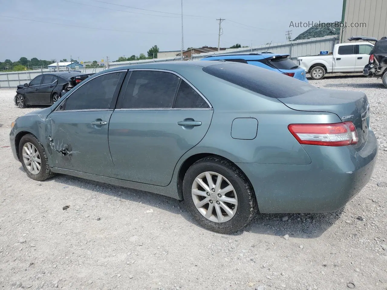 2011 Toyota Camry Base Green vin: 4T4BF3EK5BR088253