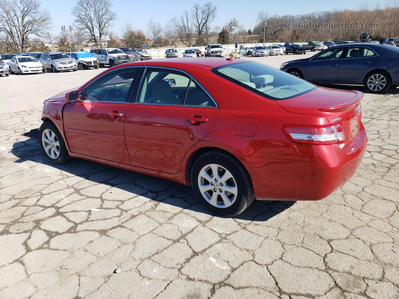 2011 Toyota Camry Base Red vin: 4T4BF3EK5BR099379