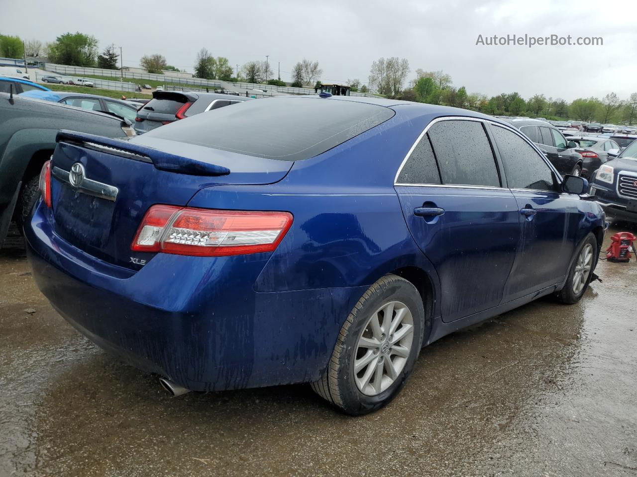 2011 Toyota Camry Base Синий vin: 4T4BF3EK5BR111904