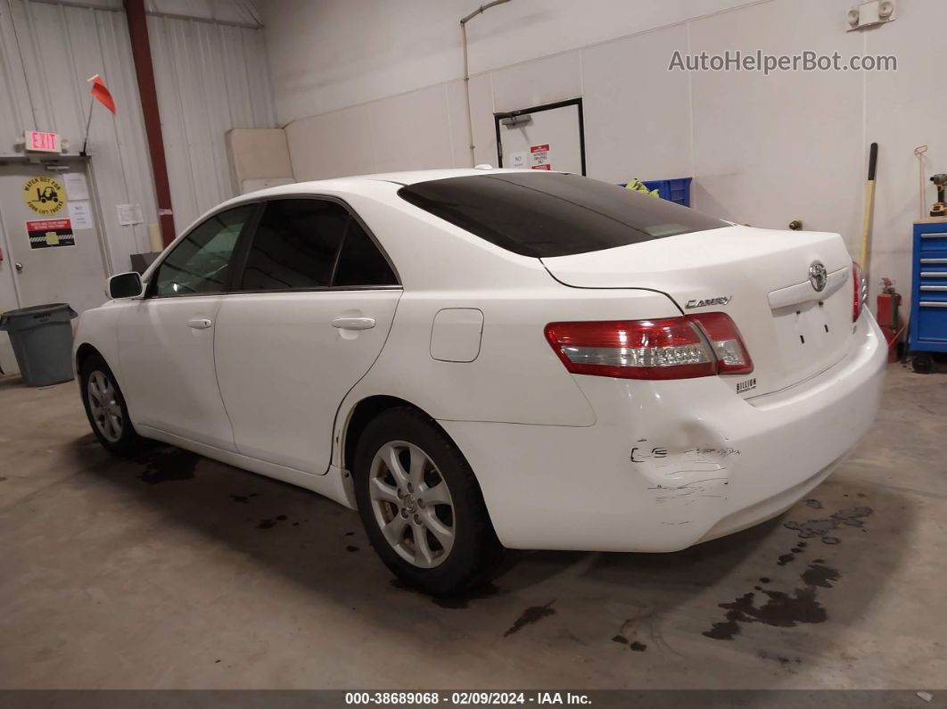 2011 Toyota Camry Le White vin: 4T4BF3EK5BR155031