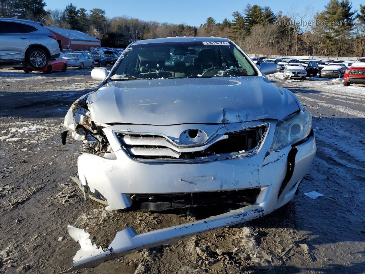 2011 Toyota Camry Base Silver vin: 4T4BF3EK5BR155482