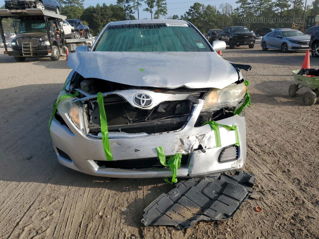 2011 Toyota Camry Base Silver vin: 4T4BF3EK6BR122152