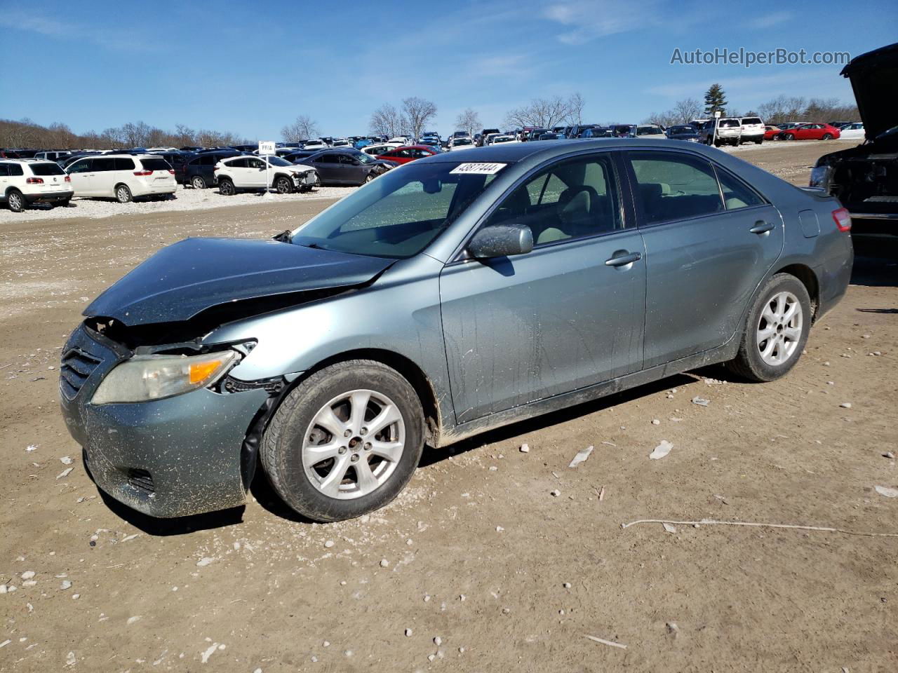 2011 Toyota Camry Base Green vin: 4T4BF3EK6BR129618