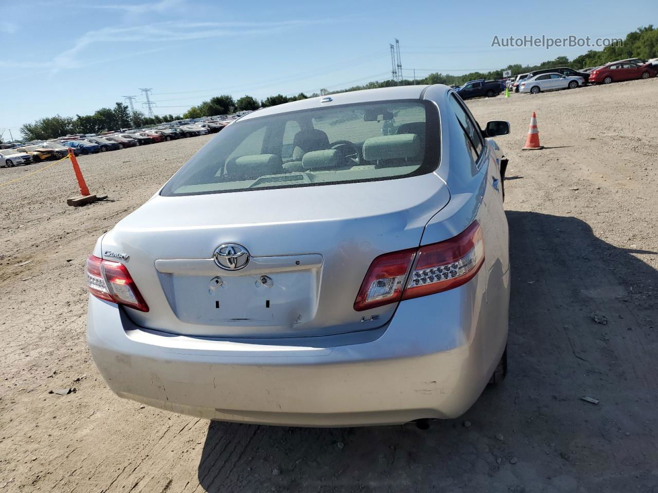 2011 Toyota Camry Base Silver vin: 4T4BF3EK6BR139601