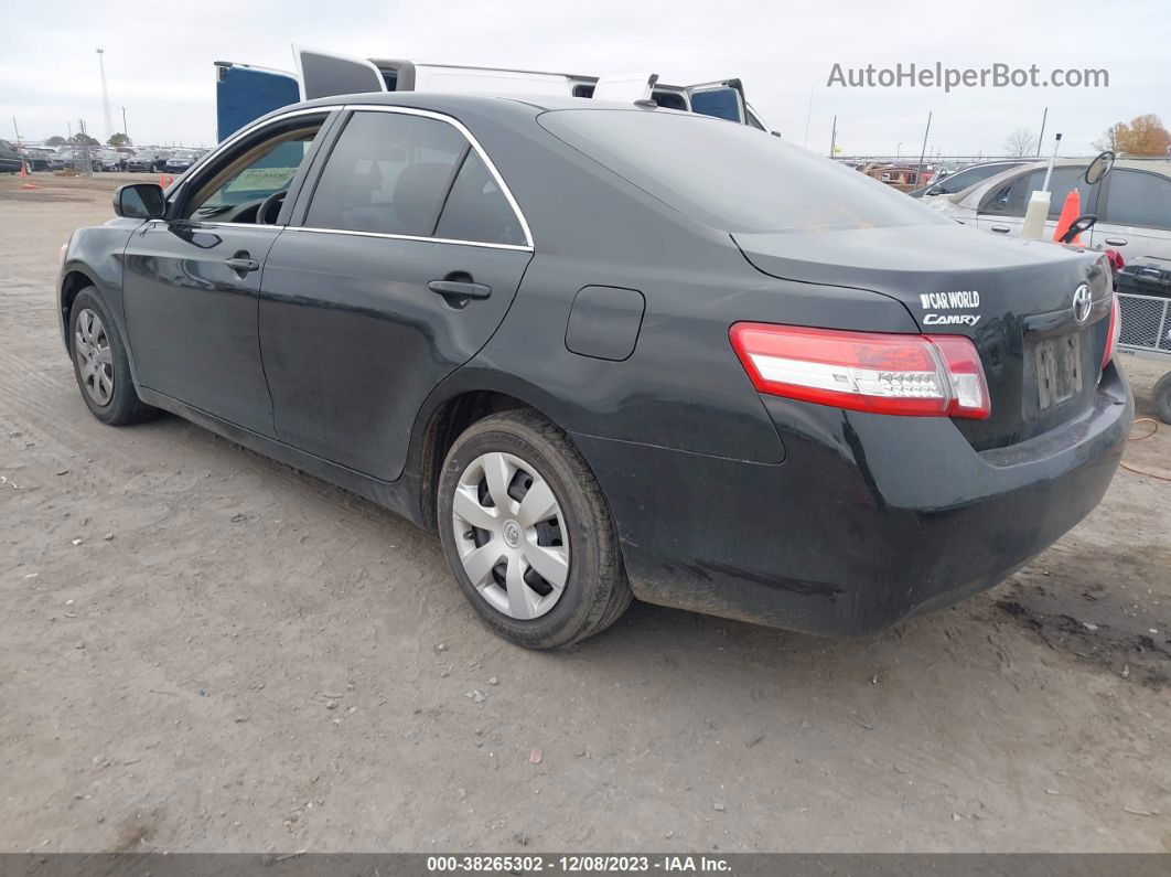 2011 Toyota Camry Le Черный vin: 4T4BF3EK6BR147732