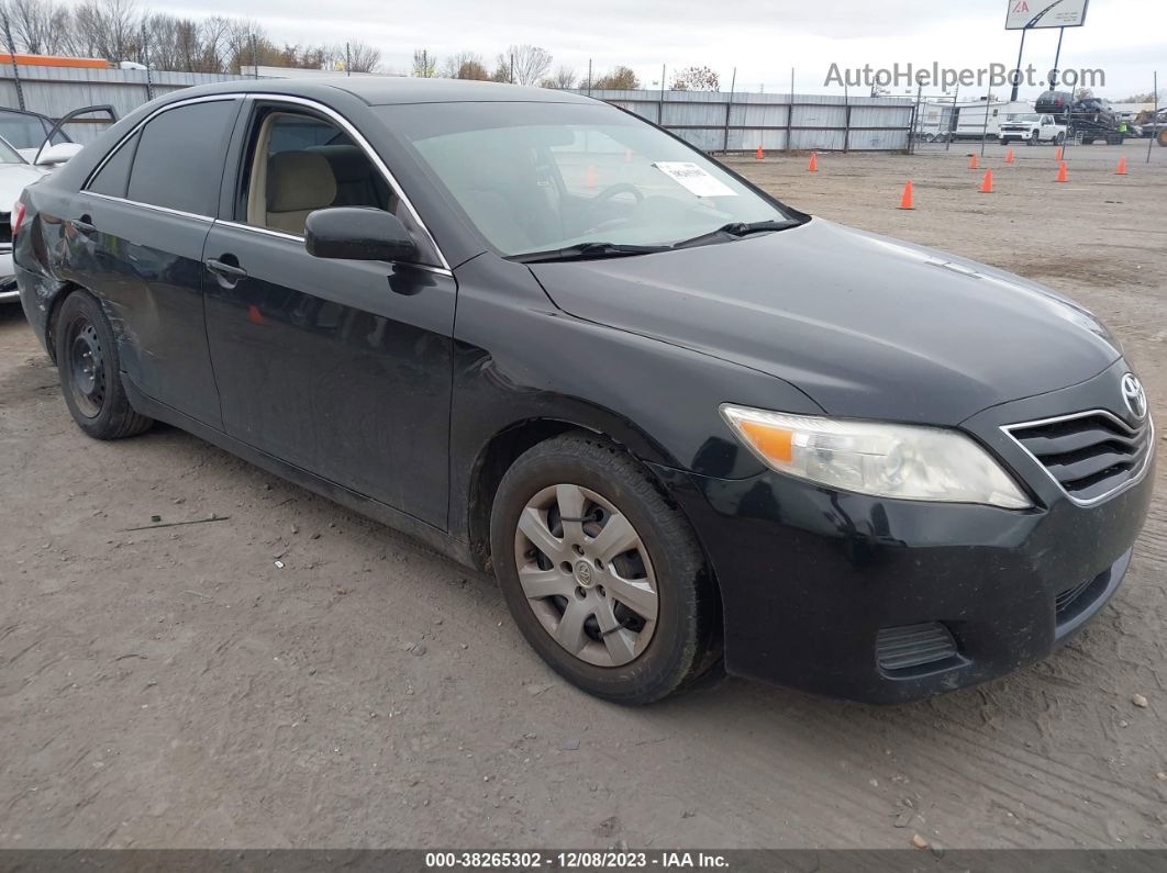 2011 Toyota Camry Le Черный vin: 4T4BF3EK6BR147732