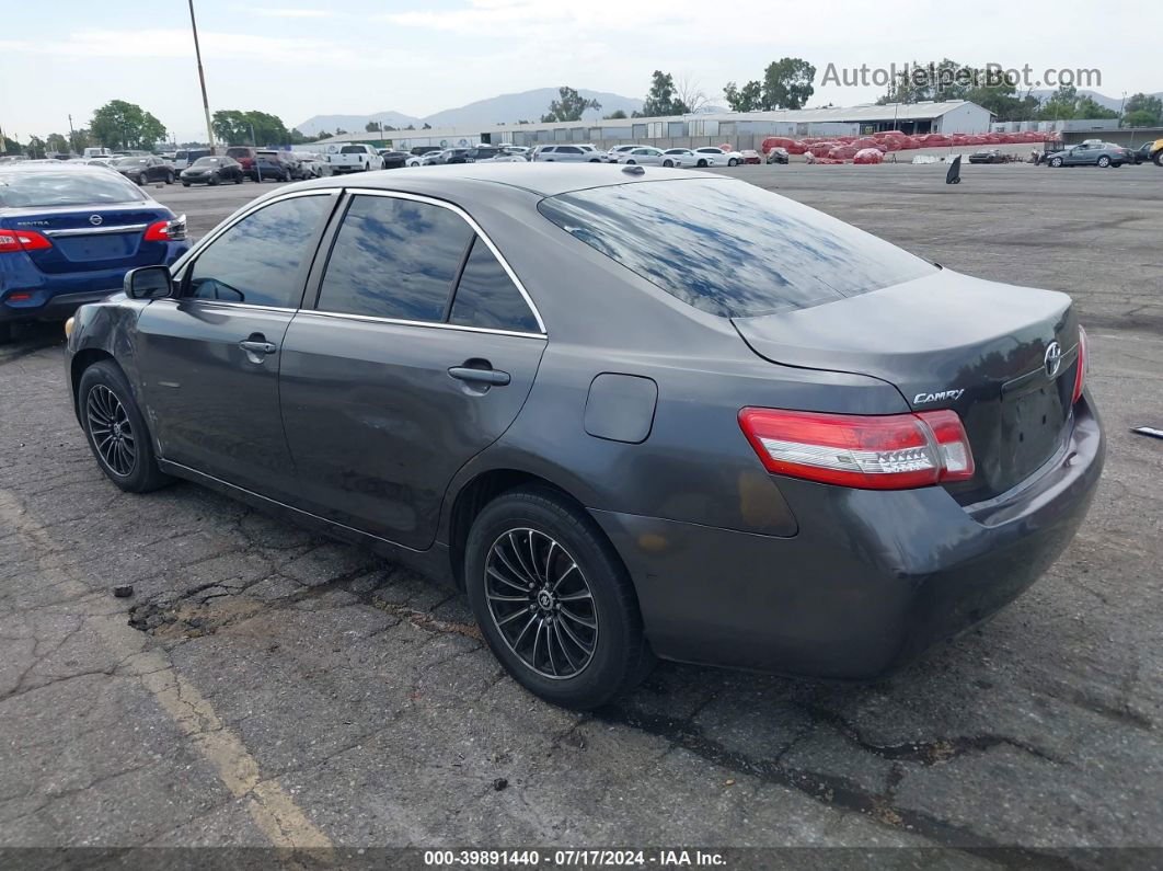 2011 Toyota Camry Le Gray vin: 4T4BF3EK6BR159458