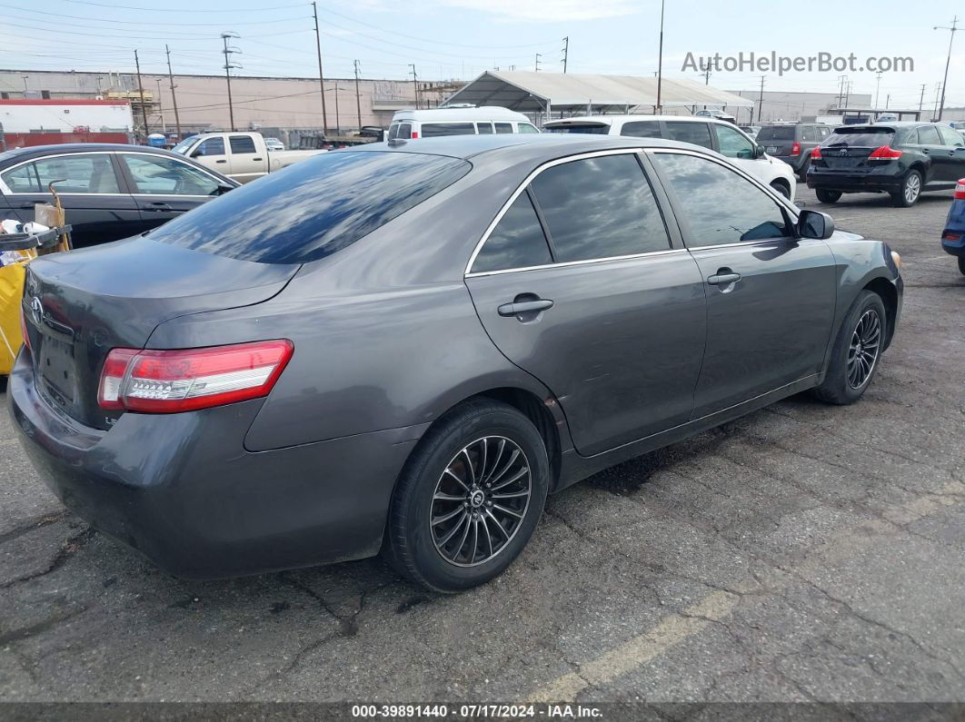 2011 Toyota Camry Le Gray vin: 4T4BF3EK6BR159458