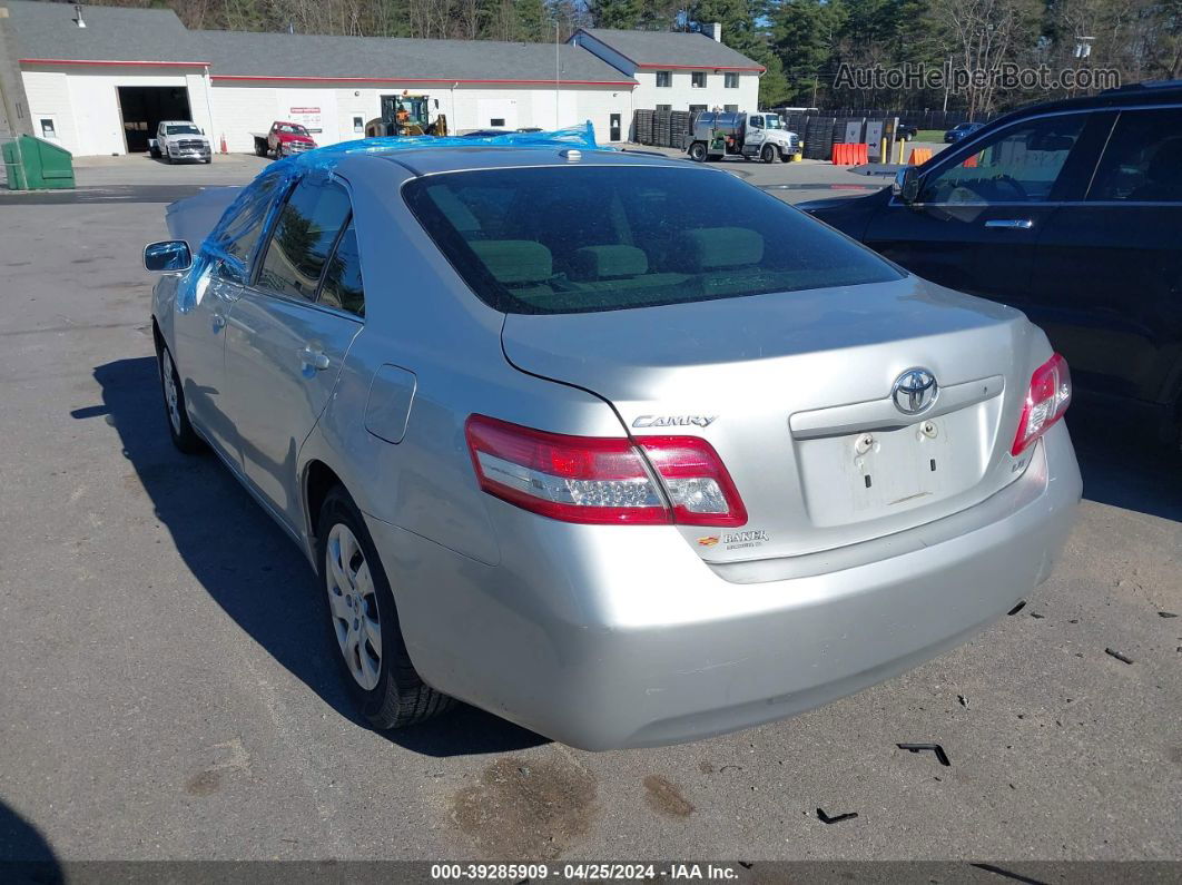 2011 Toyota Camry Le Silver vin: 4T4BF3EK6BR159489