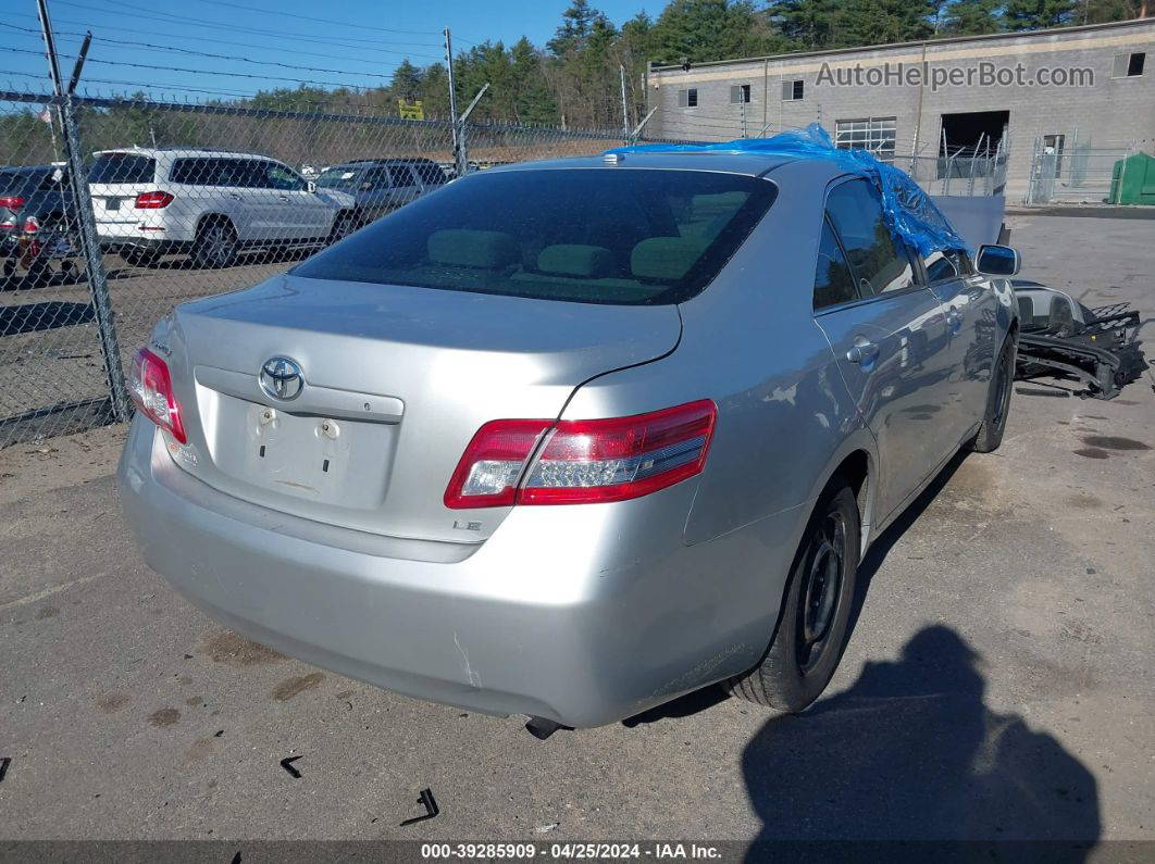 2011 Toyota Camry Le Silver vin: 4T4BF3EK6BR159489