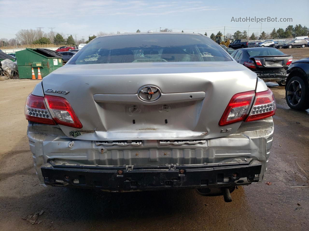 2011 Toyota Camry Base Silver vin: 4T4BF3EK6BR193481