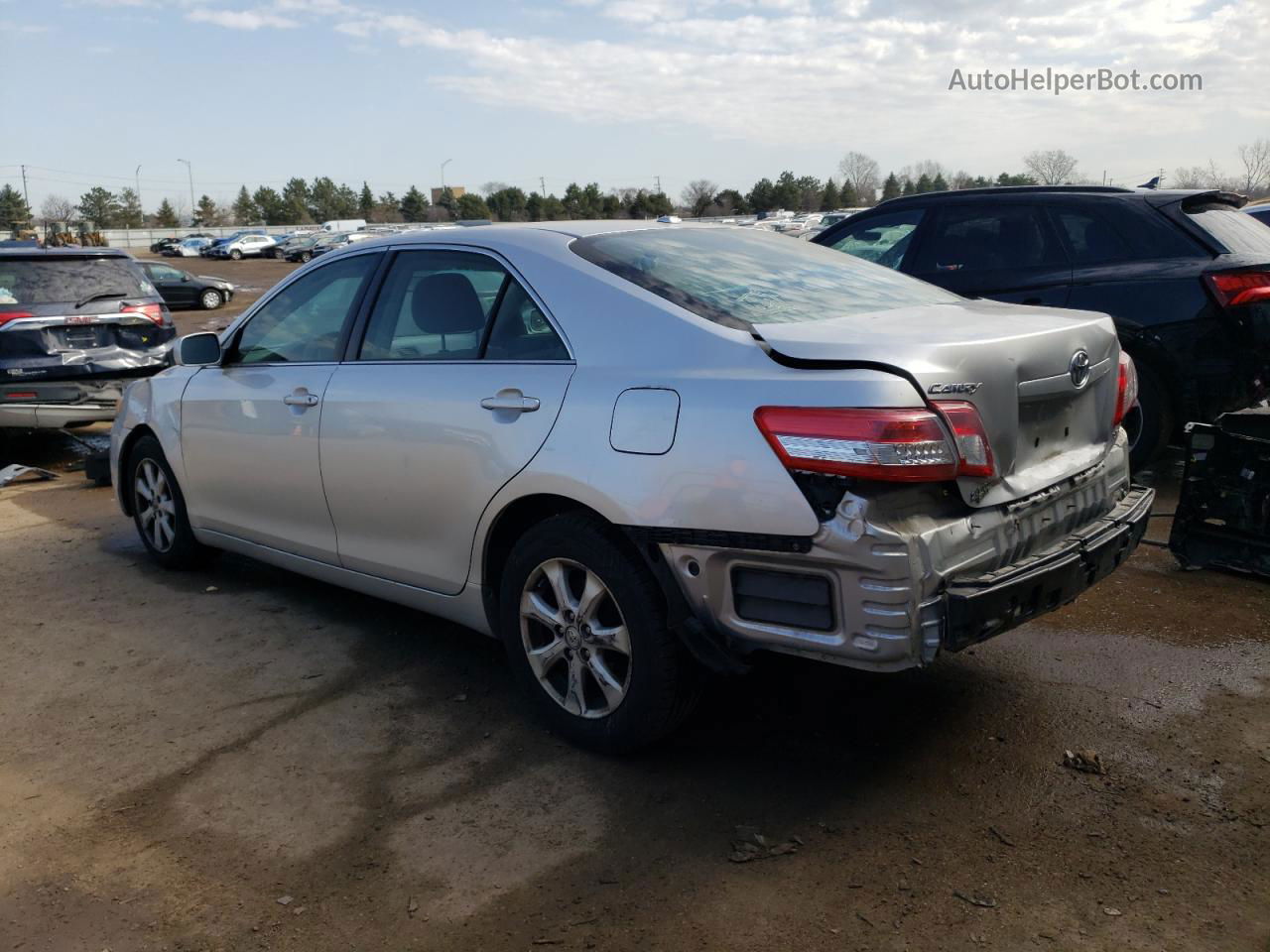 2011 Toyota Camry Base Silver vin: 4T4BF3EK6BR193481