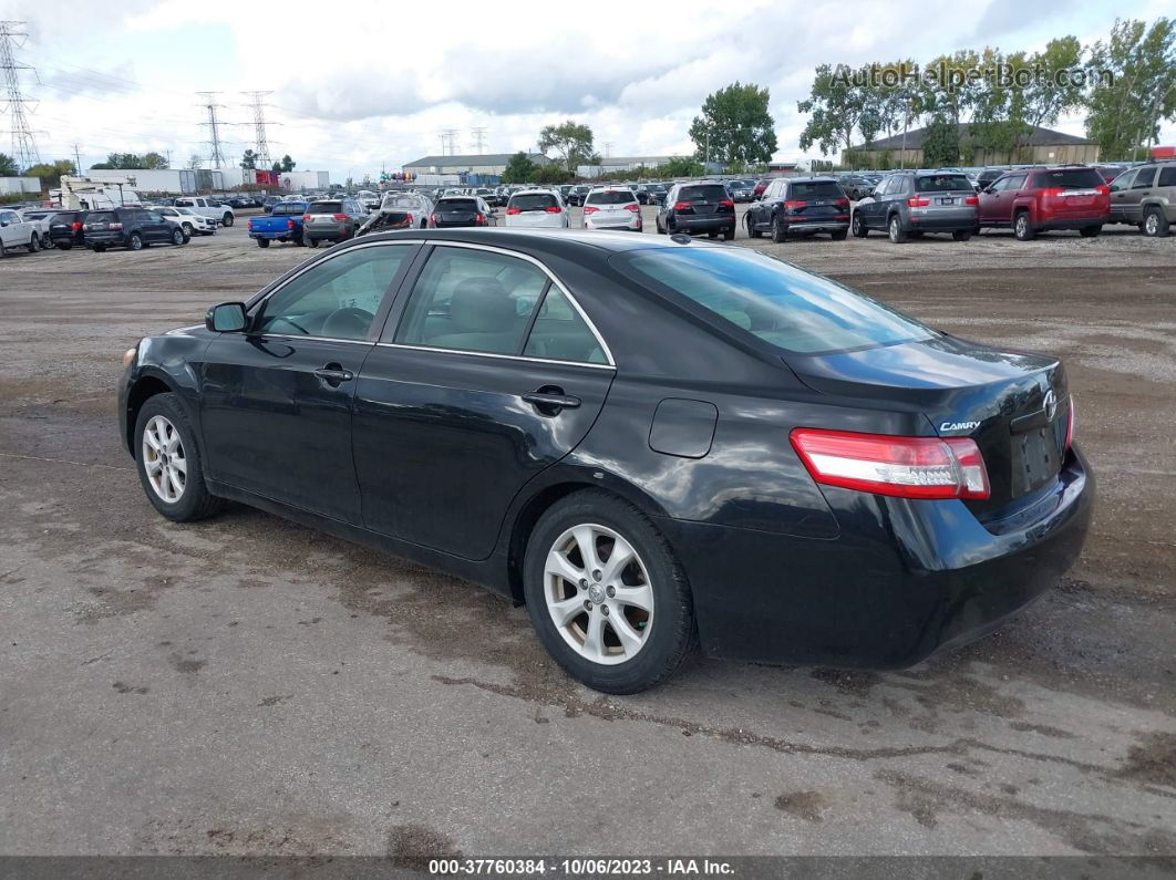 2011 Toyota Camry Le Черный vin: 4T4BF3EK6BR205080