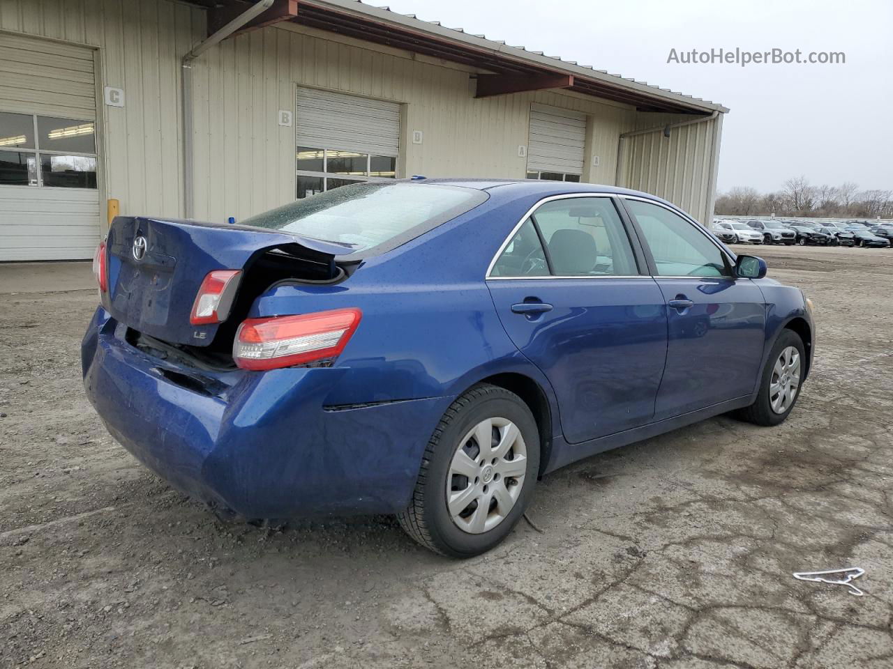 2011 Toyota Camry Base Синий vin: 4T4BF3EK7BR087749