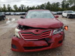 2011 Toyota Camry Base Red vin: 4T4BF3EK7BR100158