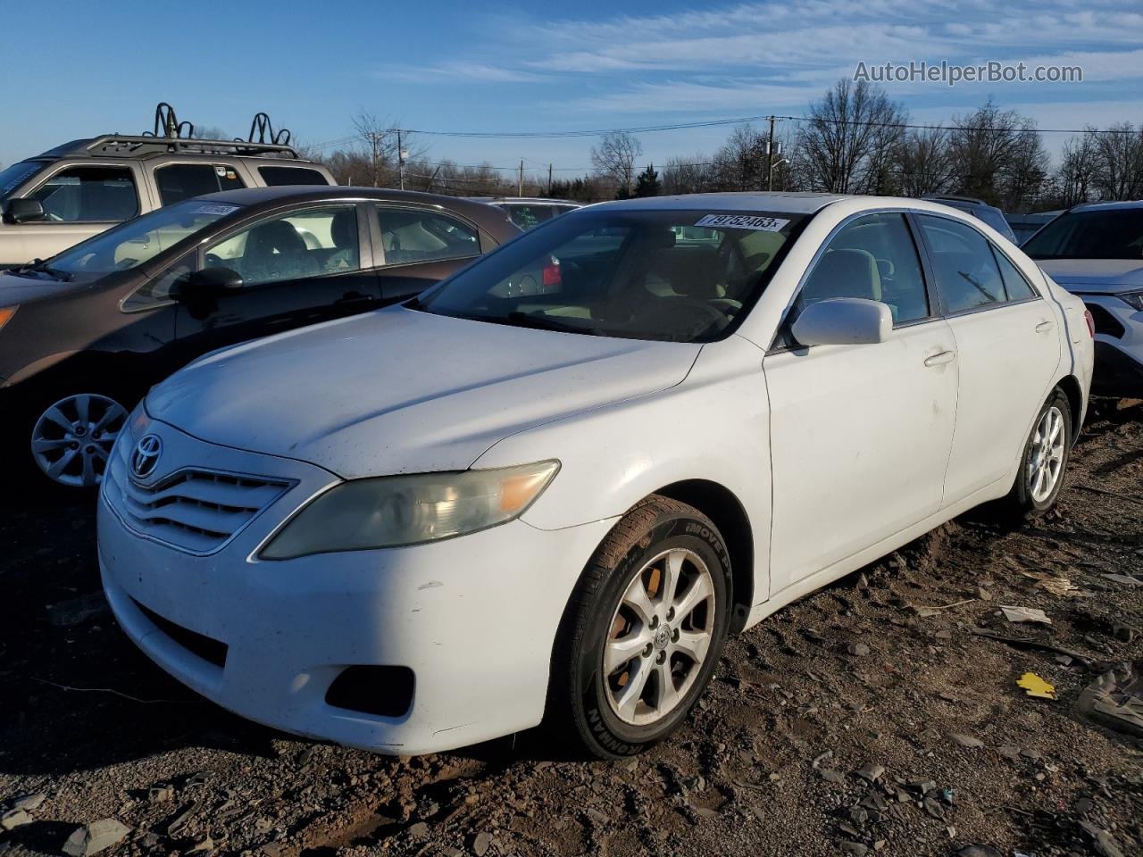 2011 Toyota Camry Base White vin: 4T4BF3EK7BR109121