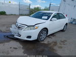 2011 Toyota Camry Le White vin: 4T4BF3EK7BR111628