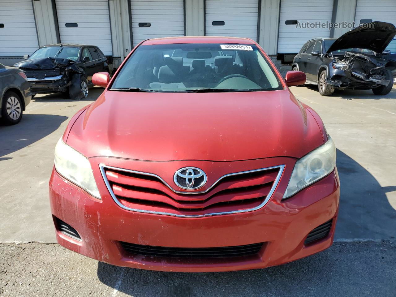 2011 Toyota Camry Base Red vin: 4T4BF3EK7BR119793