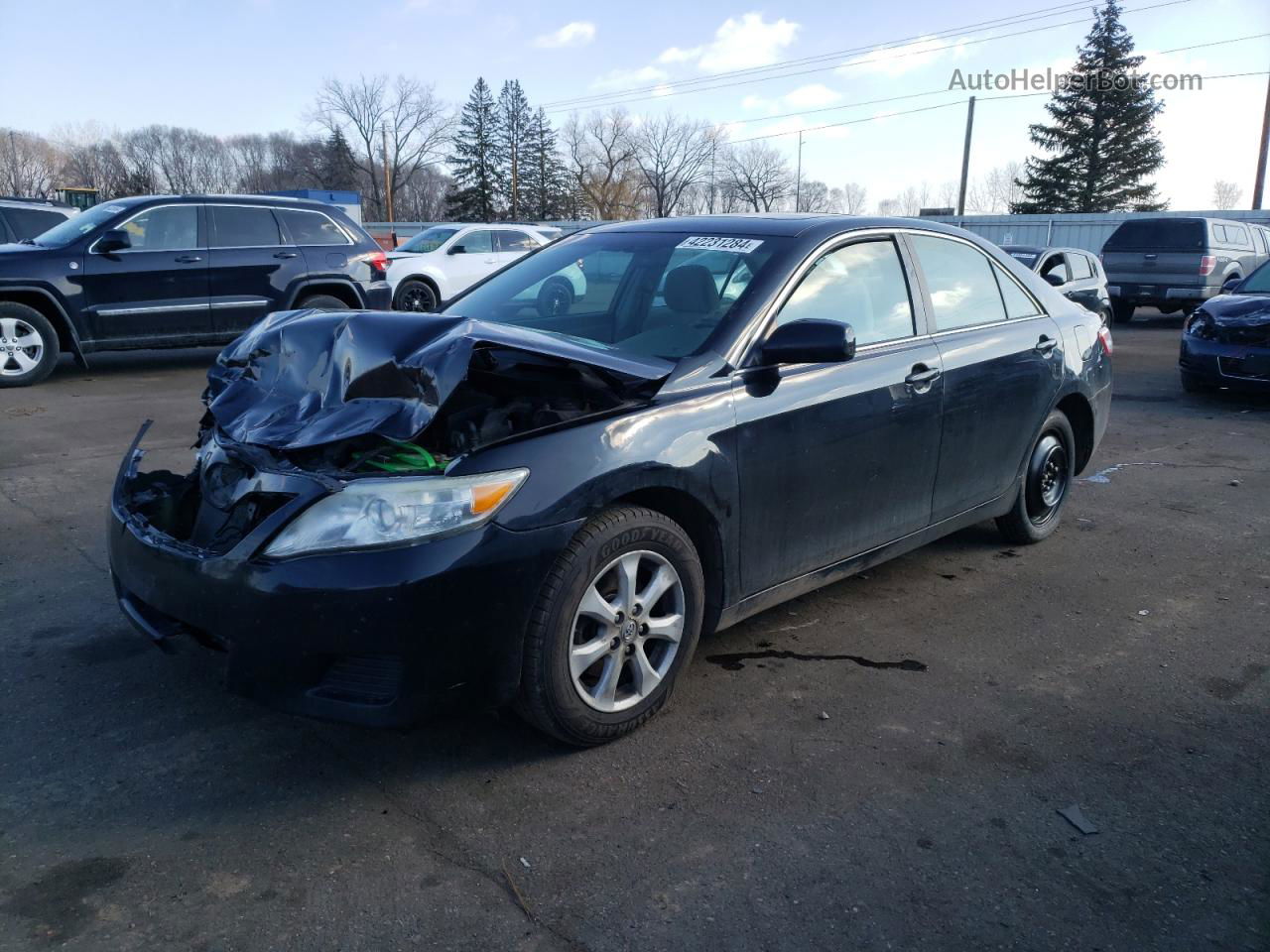 2011 Toyota Camry Base Black vin: 4T4BF3EK7BR136819