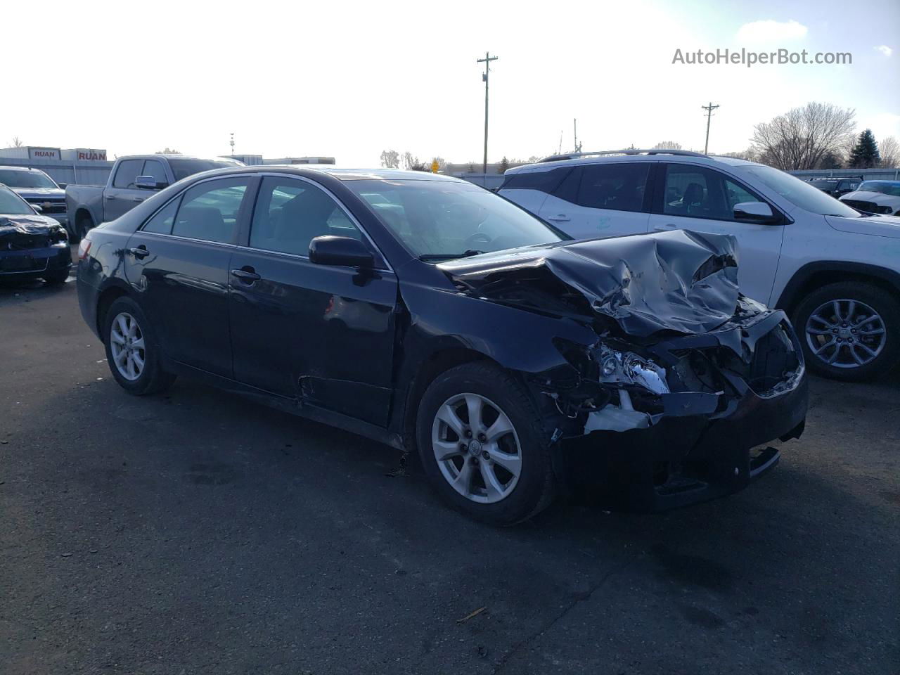 2011 Toyota Camry Base Black vin: 4T4BF3EK7BR136819